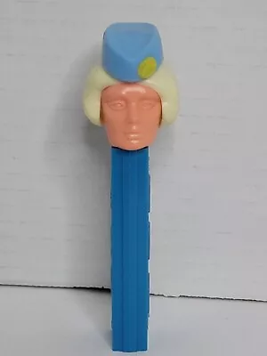 Vintage Stewardess Pez No Feet Blue Stem Original Condition Austria 3.4 Pat • $99