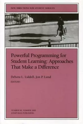 Powerful Programming For Student Learning : Approaches That Make • $7.46