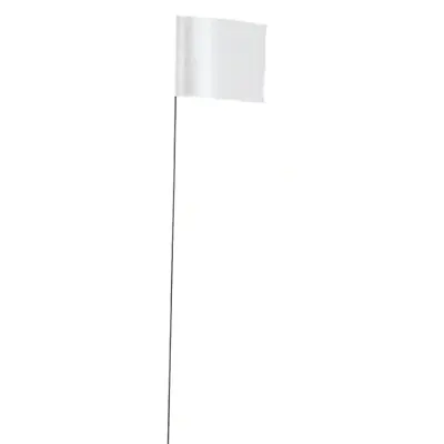 NEW White Flagging Stakes 100-PACK Marking Contractor Indicator Irrigation • $12.78