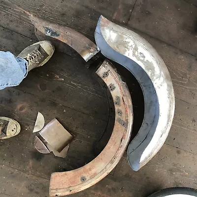 1936 37 38 1939 40 41 Harley Original Knucklehead Fenders Project Rough W TAIL • $1050