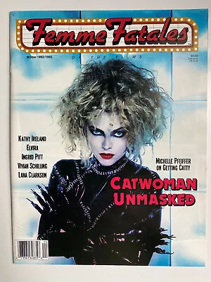 Femme Fatales Winter 1992 Volume 1 Number 2 Catwoman Michelle Pfeiffer  • $5.20