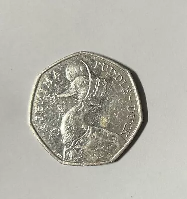 2016 Jemima Puddleduck 50p Beatrix Potter Fifty Pence Coin Circulated • £3