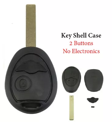 Replacement Remote Key Shell Case Fob 2 Button For Mini Cooper R50 R53 2002-2005 • $8.80