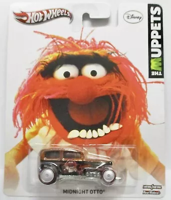 2012 Hot Wheels Pop Culture The Muppets Animal Midnight Otto Black Ar2 • $14.39