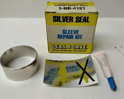 $12.99 • Buy Silver Seal Harmonic Balancer Sleeve Repair Kit 1-HB-4121