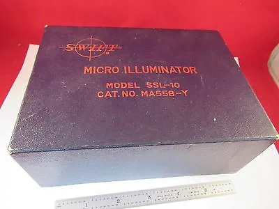 Swift Micro Illuminator Lamp Microscope Part Optics As Is A7-e-05 • $89