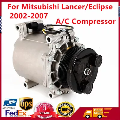 A/C AC Air Conditioner Compressor For Mitsubishi Lancer/Eclipse 2002-2006 2007 • $94.05