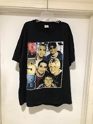 Vintage 90s Backstreet Boys Rap Tee T Shirt XL Nsync Aaron Carter Band Tee 1990s • $150