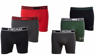 HEAD Mens Athletic Underwear - 6-Pack Stretch Athletic Boxer Briefs Training... • $22.99