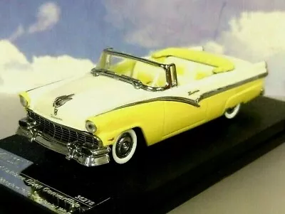 Vitesse Diecast 1/43 1956 Ford Fairlane Open Convertible Goldenglow Yellow/white • $56.80