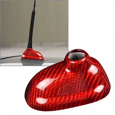 Mini Cooper Gen 2 R56 Red Carbon Fibre Sport Aerial Mast Antenna Base Cover • £19.99