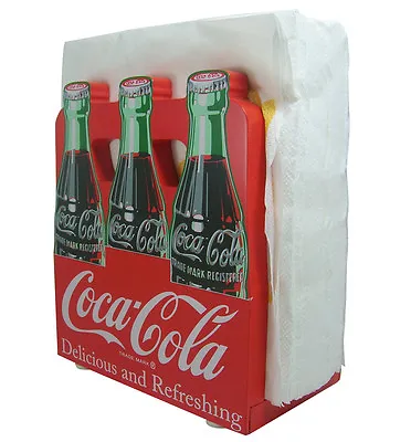 Coca-Cola Wooden 6-Pack Napkin Holder • £9.95