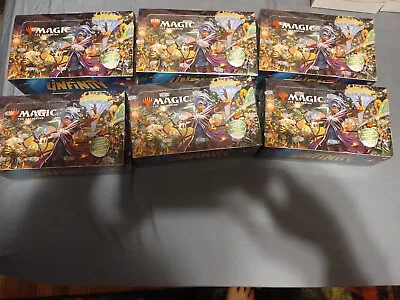 Unfinity Booster Box X6 & Unstable Booster Box X1 - MTG Sealed • $596.96