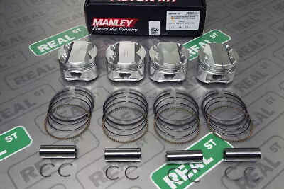 Manley Pistons Acura Integra GSR B18 B18C B18C1 B18C5 81.5mm 11.0:1 600105-4 • $620.79