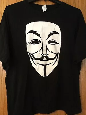 $40 • Buy V For Vendetta - Mask - Black Shirt - XL