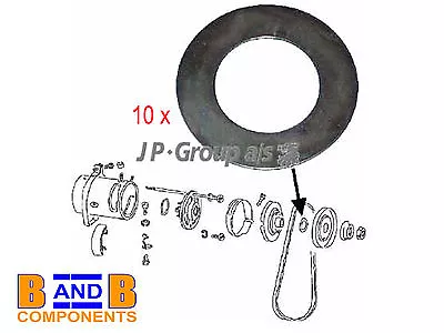 £6.95 • Buy VW DYNAMO ALTERNATOR PULLEY SHIM T1 BEETLE T2 TRANSPORTER CAMPER VAN X 10  A465