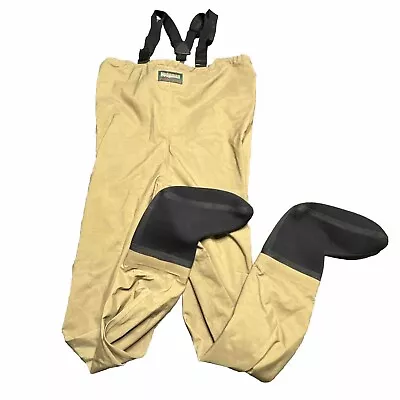 Hodgman Lakestream Lite Chest Waders Mens Size Large Breathable Neoprene Nylon • $18.77