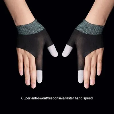 $11.84 • Buy 1Pair Fingertips Sleeve Thumb Gloves Gaming Finger Cover Touch Screen Gloves