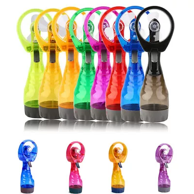 Water Spray Handheld Travel Gadget Portable Battery Powered Cooling Mist Fan • $11.99