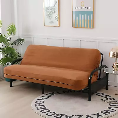 Full Size 54X75X8Inch 3 Side Zipper Classic Soft Micro Suede Futon Cover/Slipcov • $68.99