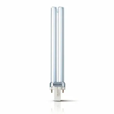 Philips Master 11W G23 2-Pin PL-S Plug-in Fluorescent Lamp Warm White 2700K • £9.03