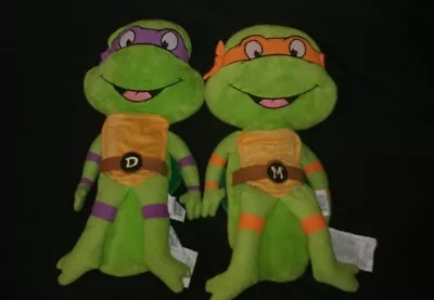  18” Teenage Mutant Ninja Turtles Donatello Michaelangelo Seat Pets Plush Pillow • $23.96