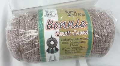 Bonnie Craft Cord 6mm 100 Yd / 90 M Pottery • $9.99