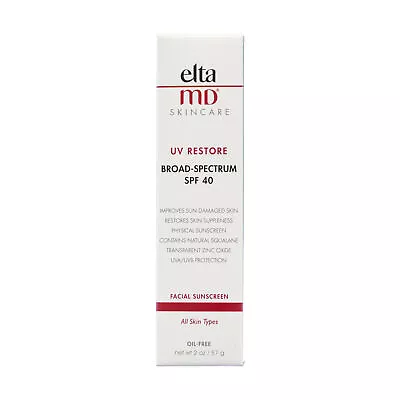 Elta MD UV Restore Broad Spectrum SPF 40 2oz/57g - EXP 01/2025 • $29.50