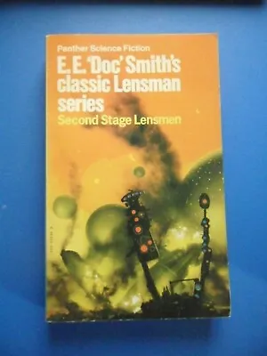Second Stage Lensman E. E.  Doc  Smith - Panther 1973 Chris Foss Cover Art • £5