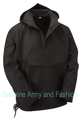 £29.99 • Buy Army Smock Military Combat Style Hooded Jacket Tactical Fishing Top Anorak Black