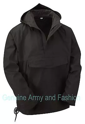 £29.99 • Buy Army Smock Military Combat Style Hooded Jacket Tactical Fishing Top Anorak Black
