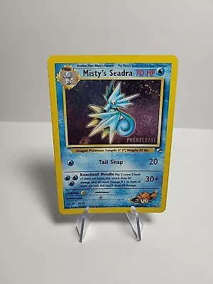 1999 Misty's Seadra Prerelease | Holo | Gym Heroes| 9/132 | MP • $8.99