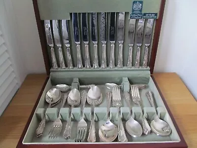 Arthur Price John Turton Collection Silver Plated Canteen Of Cutlery For 6 • £65