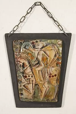 Drioli Marmaca San Marino - Rare Ceramic Bas Relief Painting - Italy 1950s • $82.91