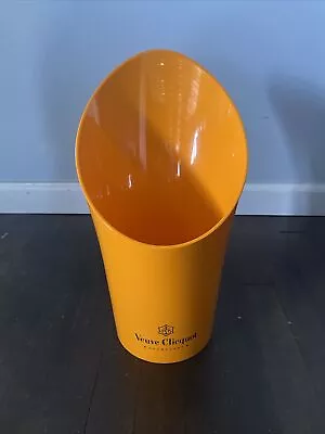 Veuve Clicquot French Champagne Ice Bucket Magnum Bottle Cooler Orange Acrylic  • £57.01