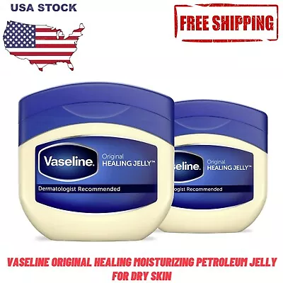 Vaseline Petroleum Jelly Original 13 Oz 2 Count - Best Price Free Fast Shipping • $11.99