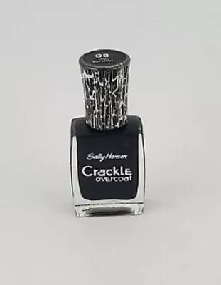 Sally Hansen Crackle Overcoat Nail Polish #4169-08 Ink Spatter - NEW • $12.33