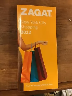 2012 New York City Shopping (ZAGAT Guides) In Excellent Condition  • $3