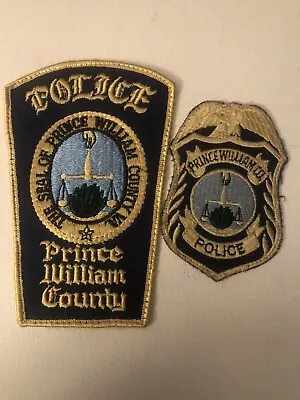 Virginia   Police  -  Set Of 2  Prince William County   Police  VA Police Patch • $2.25