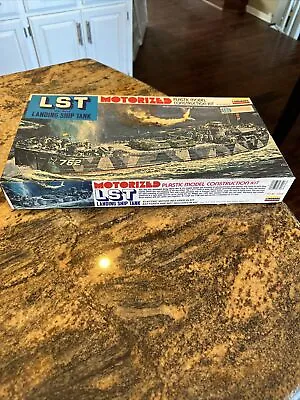 Lindberg 1978 Motorized US Navy LST Landing Ship Tank 1:245  Model Kit #7406M • $30