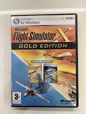 Microsoft Flight Simulator X Gold Edition Windows Acceleration Expansion W/Key • $19.99