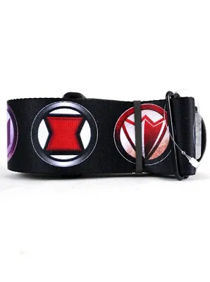 Guitar Strap Marvel Comics Superheroes Logo Black Adjustable Brand New • $18.95