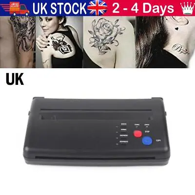 £166.85 • Buy Black Tattoo Transfer Copier Printer Machine Thermal Stencil Paper Maker EQ