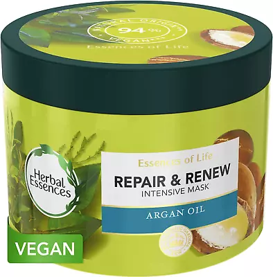 Herbal Essences Argan Oil Hair Mask 450ml For Dry Damaged Hair • £10.17