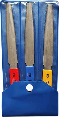 $36.88 • Buy Electric Double Edge Nut Files Guitar Nut Slotting Files Fret Crowning File 3Pcs