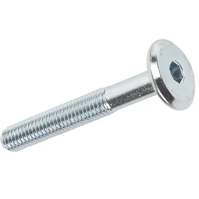 M6 FURNITURE CONNECTOR BOLTS JOINT CONNECTOR BOLTS ALLEN KEY HEAD 10mm-80mm COT • £4.26