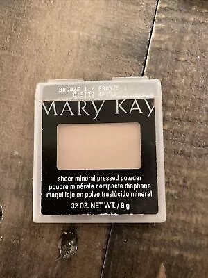 2017 Mary Kay Sheer Mineral Pressed Face Powder Bronze 1 015139 • $13.99