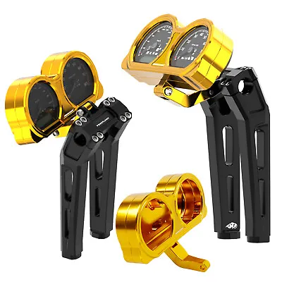 10.0  Gold Black Handlebar Risers Fits For Harley 15-23 Touring Road Glide ST • $299.95