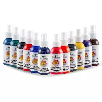 Viktoria Fabric Dye TEXTILE SPRAY Fabric Clothes Dye Easy Dye 100 Ml Tie Dye • £3.99