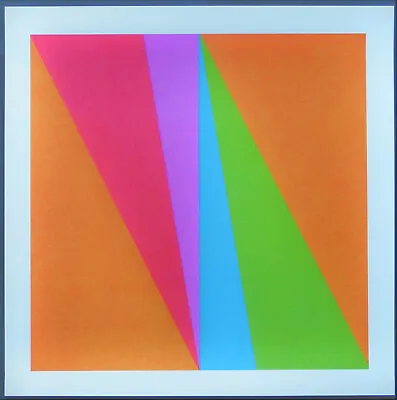  MAX BILL - 1974   TRANSCOLORATION   Screen Print  • $42.62